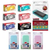 Switch Lite主機 台灣公司貨全色附Cyber日本原裝輕巧薄型盒附類比套/原裝9H壓克力0.2超薄貼【板橋魔力】