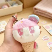✨臺灣出貨✨SEVENTEENMINITEEN冰淇淋甜筒毛絨掛件可愛卡通公仔鑰匙扣蹦蹦躂