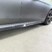 BENZ W213 S213 全車系專用 正3D碳纖維 PS款 側裙 (禾笙影音館)