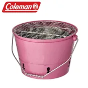 【登山友】美國 【 Coleman 】 CM-3496 BBQ水桶烤肉架 粉紅（全新出清品）