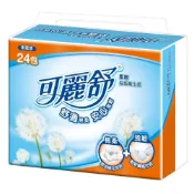 可麗舒 柔韌抽取衛生紙[箱購] 100抽 x 24包 x 3袋【萬家福】