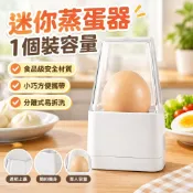 【台灣製】蒸蛋器 煮蛋機 迷你蒸蛋機 宿舍靜音 多功能早餐機 蒸包機 學生宿舍 辦公室 一人用 水煮蛋機