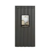 【諾必行】吸音隔音棉 帶窗口加厚棉門簾 寬100cm*高200cm家用店鋪隔音簾 防寒門簾
