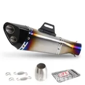 適用摩托改裝 R11雙出吉村排氣管 g310/gsx/click/forza/nmax
