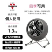 【百利市購物中心】【美國 VORNADO 沃拿多】摩登迷你復古循環扇 VFANMM-TW / VFANAMM19-TW 灰