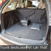 【桃園專營】600d牛津布寵物車載墊狗狗安全座椅可拆卸汽車後備箱防臟坐墊狗墊透氣坐墊 汽車腰靠 車用記憶棉腰靠