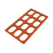 (店+)【UNOPAN 屋諾】UN33110 12連矽膠達克瓦茲模(達克瓦茲 烤模 矽膠 達克瓦茲模 烘焙模具 達克瓦茲 餅乾模 烘焙用具) 烘焙用具 不沾烤模 烤盤 點心模 烘焙模具 蛋糕 西點 甜點 小點心 餅乾麵包 烘焙好物市集