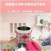 (店+)天下雜貨鋪不鏽鋼雙層保溫提鍋便攜式密封防溢保溫桶禮品手提飯盒帶飯鍋擺攤
