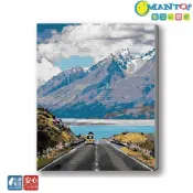 (店+)【Manto】台灣製DIY數字油畫 紐西蘭庫克山|超取專用大小