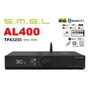“音樂達人“全能經典 SMSL AL400 TPA3255 多功能擴大機 大瓦數+HDMI eARC+光纖+同軸+USB