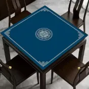 麻將桌布 麻將桌墊 麻將消音墊 打牌桌墊 手搓麻將桌墊 桌布 棋牌桌墊 麻將墊方形防噪防滑中國風消音麻將撲克牌九墊防燙耐