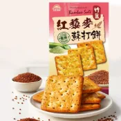 (店+)【CHARA 微百貨】盛陽 竹鹽 紅藜麥 蘇打餅 96g