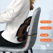 車用/辦公/居家 優惠中 多重透氣設計 徠本 家車兩用腰靠墊 可調式腰靠 升降5檔高度+3檔角度 靠背墊 久坐不累