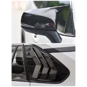 RAV4 五代 阿法 alphard sienna 碳纖維 牛角 後視鏡蓋 後三角窗 百葉窗 後照鏡殼 黏貼款 免拆裝