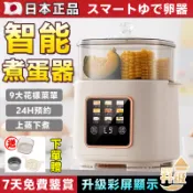 小米有品👍附全套配件 日式智能煮蛋器 彩屏蒸蛋器 多功能煮蛋器 早餐機 家用煮蛋器 110V煮蛋器 蒸蛋神器 蒸蛋機
