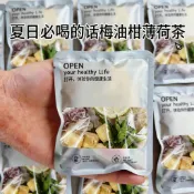 新品上市 果茶 冷泡茶【九濟堂】話梅油柑薄荷茶冷泡茶檸檬辦公室凍幹夏季泡茶水果茶