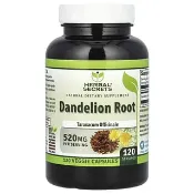 【iHerb】Herbal Secrets, 蒲公英根，520 毫克，120 粒素食膠囊