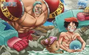 日本進口  温泉 限定版拼圖 One piece,海賊王】150片拼圖，ONS-01
