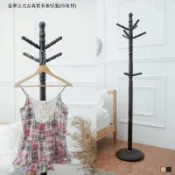 極粗桿豪華法式古典實木衣帽架（102）掛衣架.底盤加重.衣架