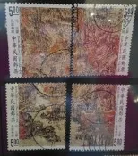 舊票 特354具區林屋古畫郵票 元 王蒙 可湊二套【三十之上 是第一輪的】