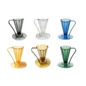 (店+)【CAFEC】三洋 DEEP 27 花瓣濾杯/濾紙 Tritan 深層濾杯 咖啡濾杯 27度角 杯身拉長