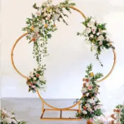 免運⭐統編💌 婚禮四葉草花架 派對氣球拱門架 鐵藝單桿背景架 結婚佈置架 四葉草裝飾架 氣球背景架 鐵藝花架 婚禮佈置架