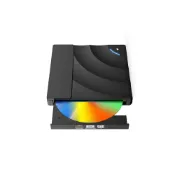 伊爾資訊 電腦外接式光碟機/USB 3.0/可讀取燒錄DVD/CD/觸摸按鍵退片/附TYPE-C轉接頭/筆電桌機適用
