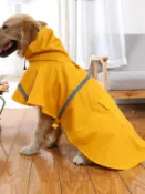 林之舍家居 寵物衣服狗雨衣大狗金毛哈士奇拉布拉多大型犬防雨雪大狗披風雨衣