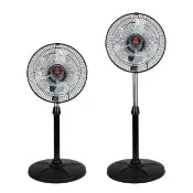【勳風】12吋360度立體擺頭超廣角循環扇(HF-B1282/2入組)
