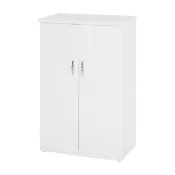 【IHouse】零甲醛 環保塑鋼加深緩衝雙門鞋櫃 寬65x深37x高112cm