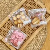 ☆全館現貨☆ 櫻花磨砂夾鏈袋 點心袋 餅乾袋 甜點袋 夾鏈袋 烘焙包裝袋 禮品袋 禮物袋 牛軋糖袋 禮物袋 飾品袋