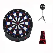 【GRAN】日本進口 全套GRAN BOARD dash藍牙飛鏢靶 電子飛鏢靶(全套 含三腳架 地毯)
