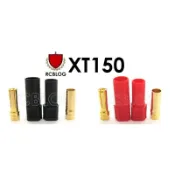 《RCBLOG》XT-150正版原廠AMASS艾邁斯 (非山寨版) ,耐高溫耐高電流持續 XT150/(黑紅各一)