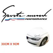 黑色 1件 賽車 引擎蓋車身葉子板 裝飾防水包膜貼紙 適用 X6 M3 W204 W205 W211 W212 W166