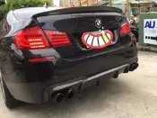 泰山美研社 19070613 BMW F10 530 排氣管升級4出尾管碳纖維版