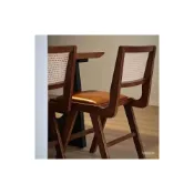 (店+)藤編椅 辦公椅 餐椅 實木軟包餐椅 日式藤編餐椅 民宿藤椅 實木扶手椅 書桌椅 黑衚桃椅子 餐桌椅 椅子