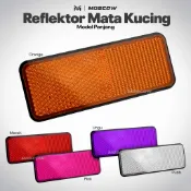 CAHAYA MATA 通用貓眼方形反光板摩托車汽車自行車燈配件暗光標記 REVO XI MXKING BYSON NM