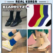 韓國BIARRITZ女襪 | French frill socks | K型女襪