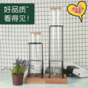 協貿國際日用品生活8館 喜茶皇茶茶葉試管展示架玻璃密封罐儲物罐奶茶店吧臺擺設用品
