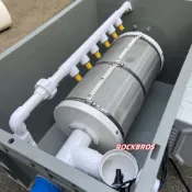 第四代全自動雙控 反沖洗轉鼓微濾機 魚池過濾器 可定制110V