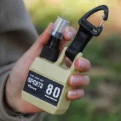 (店+)噴霧瓶/酒精瓶 80ml分裝瓶(攜帶分裝瓶 按壓式噴霧瓶 登山掛勾 小巧隨行 掛勾款 化妝乳液瓶罐)