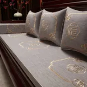 實木家具沙發墊罩套輕奢羅漢床五件套墊子新中式紅木沙發坐墊