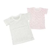 (店+)【雪倫小舖】短袖上衣 嬰兒純棉網眼洞洞衣 速乾汗衫