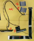 5片一組【 原廠專用 按鍵板 遙控接收板 屏線 連接線】SHARP 夏普 50吋 LC-50U35MT