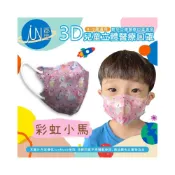 (店+)【JUN 郡昱】兒童3D卡通立體醫療口罩 獨家卡通圖案 親膚透氣 柔軟耳繩 台灣製造 (30入/盒) 