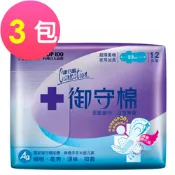 康乃馨 御守棉超薄衛生棉 33cm 夜用加長 12片X3包