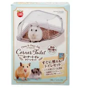 ☆汪喵小舖2店☆ 日本 MARUKAN 透明系鼠鼠廁所 ML-323 // 適合銀狐鼠、老公公鼠、布丁鼠、倉鼠