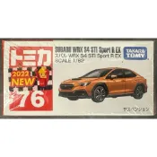 Tomica 多美 No.76 76 Subaru 速霸陸 WRX S4 STI 橘色 新車貼 模型車 模型