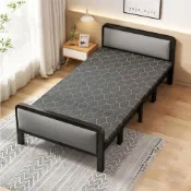 (店+)【慢慢家居】3秒收-升級十腿超穩固秒收折疊床-120cm(單人加大4尺 雙人4尺)