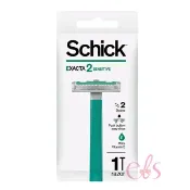 [$699免運] 現貨 舒適牌 Schick 舒適 Exacta2 防滑輕便刮鬍刀 滋潤型 1支 獨立包裝 拋棄式 旅行便攜☆艾莉莎ELS☆